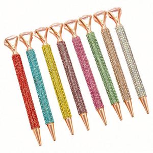Custom Diamond Pens with Shimmering <b>Glitter</b> - Crystal Ballpoint Pens for Bridal, Christmas & Promotional Gifts - Product Image 1