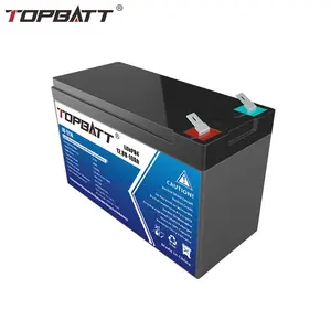 TOPAK 12 V 10Ah 50Ah 100Ah 200Ah Baterías de iones de litio Equipo eléctrico Paquete de batería Lifepo4 Batería de 12 voltios