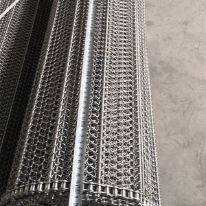 S304 स्टेनलेस स्टील चेन लिंक सर्पिल वायर फैब्रिक कन्वेयर बेल्ट स्क्रू प्रकार कूलिंग फूड प्रोसेसिंग उद्योग स्क्रू डिस्चार्ज - Product Image 3