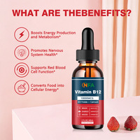 OEM ODM Gouttes liquides de Vitamine B12 avec Vitamine B12 D3 Calcium : Stimule le métabolisme énergétique, favorise la fonction nerveuse et la production de globules rouges