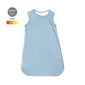 Nouveau-né bébé vêtements enfants sac de couchage tissu uni solide 0.5 <span class=keywords><strong>Tog</strong></span> 100% bambou Spandex tricoté sac de couchage sac de couchage - Product Image 2