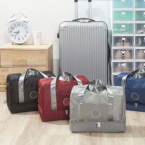 Sac de plage imperméable personnalisé avec séparation sec/humide, sac de voyage de week-end, sac à main portable grande capacité, bagage à main - Product Image 3