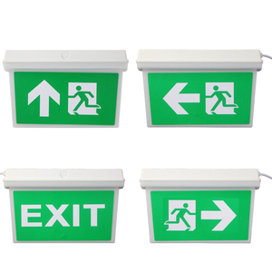 <span class=keywords><strong>Services</strong></span> d'urgence blancs d'usine de lumière de signe de sortie de LED allumant la conception élégante 1:1 marque personnalisable IP65 évalué 3 heures - Product Image 2
