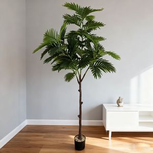Venta Directa de Fábrica y al por Mayor de Adornos Decorativos de Alta Gama para Ventanas, <span class=keywords><strong>Chrysalidocarpus</strong></span> <span class=keywords><strong>Lutescens</strong></span> Artificial - Product Image 2