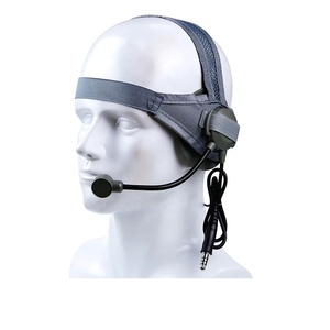 Casque tactique pour airsoft et paintball, protège-oreilles, casque de tir pour la <span class=keywords><strong>chasse</strong></span>, casque avec microphone pour talkie-walkie Baofeng <span class=keywords><strong>Kenwood</strong></span> - Product Image 1