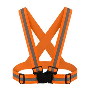 2021 prodotti di sicurezza abbigliamento Reflex alta riflettente moto cintura gilet cintura per lavori di costruzione