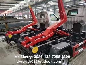 <strong>Mini</strong> FOTON Hydraulic Hook Lift <strong>Truck</strong> 1-2 Tons Dust Bin Hook Lift <strong>Garbage</strong> <strong>Truck</strong> - Product Image 6