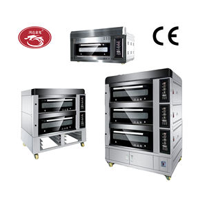 فرن طابقي تجاري عالي الجودة يعمل بالغاز/الكهرباء مع بخار، من الشركة المصنعة للأفران التجارية للخبز والكعك - Product Image 2