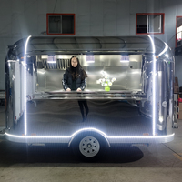 Caravane de voyage en acier inoxydable Hummingbird, mini-caravane tout-terrain de type larme, conforme aux normes australiennes, pour le camping et la restauration rapide