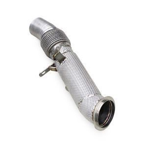 Tubos de escape SUS304 de alto flujo de fábrica, escudo térmico para <span class=keywords><strong>BMW</strong></span> M340i X7 <span class=keywords><strong>40i</strong></span> 540i <span class=keywords><strong>X4</strong></span> <span class=keywords><strong>40i</strong></span> 840i G20 B58 3,0 T, tubo de escape recto - Product Image 1