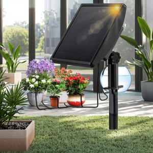 Dispositif d'arrosage automatique solaire USB 15m pour plantes paresseuses, outil d'irrigation goutte à goutte intelligent pour jardin, en ABS, facile à utiliser - Product Image 1