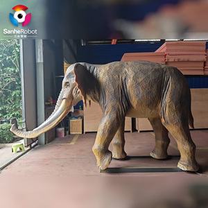 Cuộc sống thực Kích thước không thấm nước animatronic voi điêu khắc cho trung tâm mua sắm không gian công cộng sân bay daycares Trường Mẫu Giáo - Product Image 2