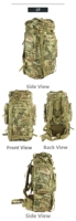 Sacs à dos tactiques Mili-tary Grade Nylon Molle Pack Outdoor Adventure Survival Gear Water Resistant Daypack