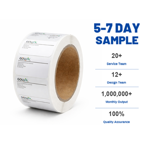 Etichette Preconfezionate Personalizzate per Alimenti Congelati e Freschi, Impermeabili, Resistenti allo Strappo, Multiforma, Autoadesive per Sigillatura Scatole - Product Image 2