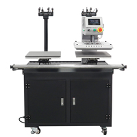 Presse à chaud électrique automatique double station Microtec TITAN TSLE-20 16x20 avec écran tactile pour sublimation DTF sur t-shirts
