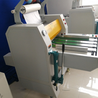 Offre Spéciale Chengyue CY390C Plastifieuse semi-automatique à froid et à chaud avec chauffage à l'huile A3/A4 et découpe pour les entreprises de publicité