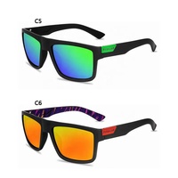 Classique rétro polarisé Vision nocturne lunettes de soleil carré Anti Uv peinture cyclisme sport conduite lunettes de soleil hommes