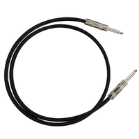 Quality Guarantee SREXACT 6.35mm Mono TS Nickel Plated Zinc Alloy Shell 24AWG 1M Audio Stringed Instruments Parts Accessories