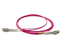 Câble de raccordement fibre optique LC vers LC OM4 10Gb/Gigabit Multimode Duplex 50/125µm LSZH