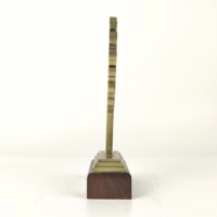 Trophée personnalisé en alliage de zinc plaqué or - Artisanat métallique ajouré en forme d'arbre - Vente chaude