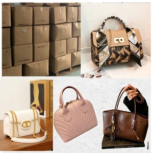 Bolsos de moda para mujer al por mayor, bolsos de mano de colores variados con pañuelo <span class=keywords><strong>Twilly</strong></span> para tiendas boutique - Product Image 3