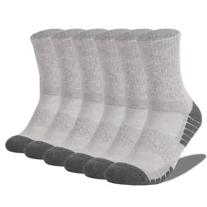 Athletic Socks Sport Running Calf Socks Performance Cushioned Breathable Crew Socks For Men Women