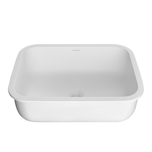 Lavabo Sottopiano per Bagno Principale di Villa di Lusso, Elegante <span class=keywords><strong>Lavandino</strong></span> in Resina Solid Surface, Pezzi Personalizzati - Product Image 3