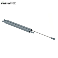 Amortisseur hydraulique silencieux en acier galvanisé inoxydable en gros - Amortisseur à fermeture douce personnalisable pour accessoires de meubles et quincaillerie