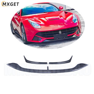 Alta calidad 3K fibra de carbono estilo RZ parachoques delantero Chin Lip Splitter Spoiler para <span class=keywords><strong>Ferrari</strong></span> <span class=keywords><strong>F12</strong></span> Berlinetta 2013 - <span class=keywords><strong>2017</strong></span> - Product Image 2
