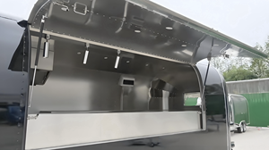 Remolque de Comida Rápida con Parrilla Plana y Vaporera de Verduras para Centro Comercial, Estacionamiento y Área Universitaria - Product Image 2
