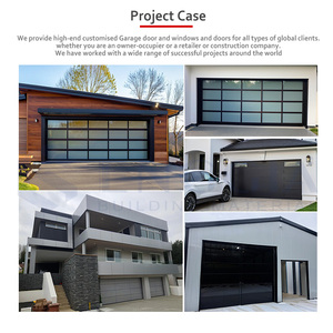 <span class=keywords><strong>Porte</strong></span> <span class=keywords><strong>de</strong></span> <span class=keywords><strong>garage</strong></span> en verre 10*10 sectionnel électrique isolé automatique personnalisé <span class=keywords><strong>pour</strong></span> le marché américain - Product Image 2