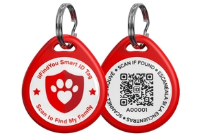 <span class=keywords><strong>Tag</strong></span> ID hewan peliharaan <span class=keywords><strong>Tag</strong></span> kode QR pribadi untuk kerah anjing Pindai profil Online peringatan Lokasi - Product Image 6