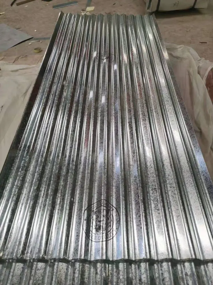 Lámina de techo de metal corrugado galvanizado DX51D Gi láminas de acero para la construcción de estructuras de acero