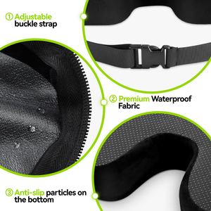 Quilted Orthopedic Memory Foam Seat <strong>Cushion</strong> OEM ODM Pressure Relief Gel Seat <strong>Cushion</strong> for Office Home Car <strong>Wheelchair</strong> Use - Product Image 5