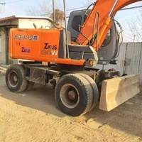 Excavatrice sur pneus hydraulique d'occasion Hitachi ZX130 ZX120 360 200 – Matériel d'occasion Hitachi ZX130