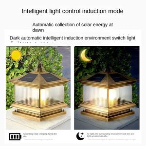 Luces solares modernas y minimalistas para jardín al aire libre impermeables IP65 led para iluminación de patio - Product Image 5