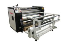 Nouvelle presse à chaud électrique rotative Easty Eurotec EST 1,2 m 1,7 m pour sublimation par transfert thermique, avec calandre à huile et arrêt automatique haute performance