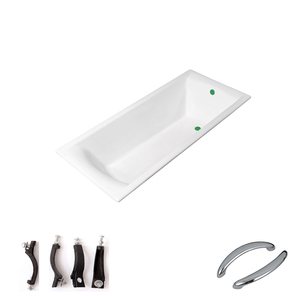<span class=keywords><strong>Baignoire</strong></span> <span class=keywords><strong>encastrable</strong></span> rectangulaire moderne haut de gamme - <span class=keywords><strong>Baignoire</strong></span> large en <span class=keywords><strong>fonte</strong></span> émaillée, Fourniture pour hôtels étoilés, Direct Usine - Product Image 1