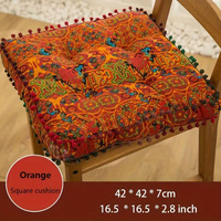 Coussin carré de couleur unie simple de style marocain tatami futon coussin de culte rond chaise de salle à manger peut être attachée avec une chaise