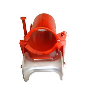 Guías de rodillos de bloqueo dividido 80mm 100mm Rodillo de <span class=keywords><strong>cable</strong></span> de conducto con un solo rodillo - Product Image 6