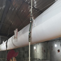 Système de conduits d'air carrés en tissu flexible haute durabilité, anti-corrosion, anti-condensation, à faible bruit, pour applications industrielles énergétiques