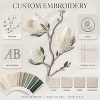 Ensemble de literie brodé sur mesure Alenhome, OEM ODM, housse de couette florale, taie d'oreiller, fabricant de textiles d'hôtel et de maison, marque privée