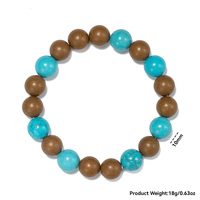 Pulsera de cuentas perfumadas a base de hierbas hecha a mano Eastern Aroma Heal, pulsera de cuentas de hierbas chinas con perlas de piedra natural, joyería de uso diario.