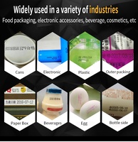 Impresora de inyección de tinta CIJ en línea industrial automática Tinta de secado rápido para material flexible para fábrica