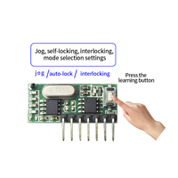 Module récepteur de décodage de code EV1527, module récepteur de décodage de télécommande 433 MHz