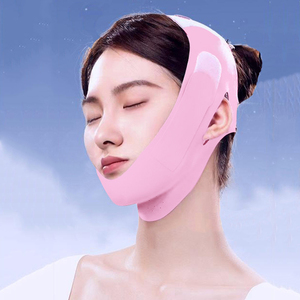Bandeau Amincissant Double Menton Réutilisable Masque <span class=keywords><strong>Visage</strong></span> en <span class=keywords><strong>V</strong></span> Ceinture de Lifting et de Nuit pour <span class=keywords><strong>Visage</strong></span> en <span class=keywords><strong>V</strong></span> - Product Image 4
