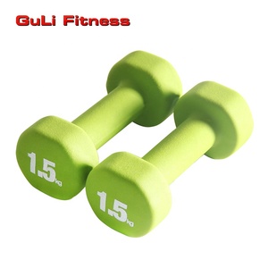 Giá rẻ chống trượt Neoprene quả tạ 1-10kg màu mã hóa mềm <span class=keywords><strong>Grip</strong></span> tay trọng lượng nhà tập thể dục tập thể dục phụ nữ người đàn ông cánh tay Pilates quả tạ - Product Image 3