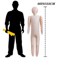 Déguisement gonflable en PVC amusant sur mesure grandeur nature sans pièces mobiles Judy pour adultes hommes femmes Noël Nouvel An Halloween Thanksgiving