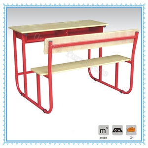 Mayoristas de escritorios dobles básicos modernos que venden muebles de escuela juegos de escritorios unidos - Product Image 4