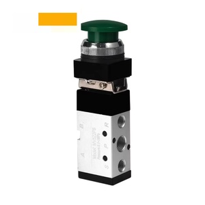 Vanne directionnelle pneumatique à commande manuelle 5/2 voies avec bouton sélectif - Product Image 2